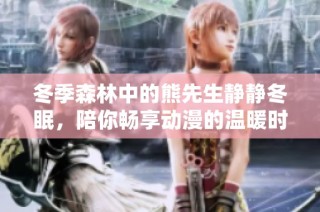 冬季森林中的熊先生静静冬眠，陪你畅享动漫的温暖时光