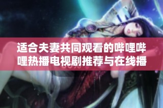 适合夫妻共同观看的哔哩哔哩热播电视剧推荐与在线播放网址