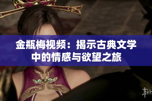 金瓶梅视频：揭示古典文学中的情感与欲望之旅