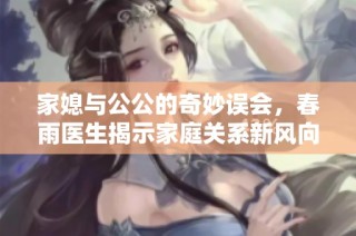 家媳与公公的奇妙误会，春雨医生揭示家庭关系新风向